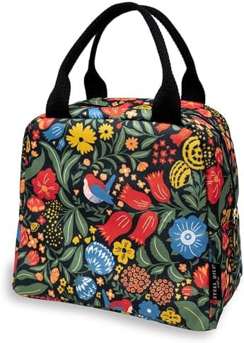 Steel Mill & Co. Insulated Lunch Tote Bag for Women, Wanderlust