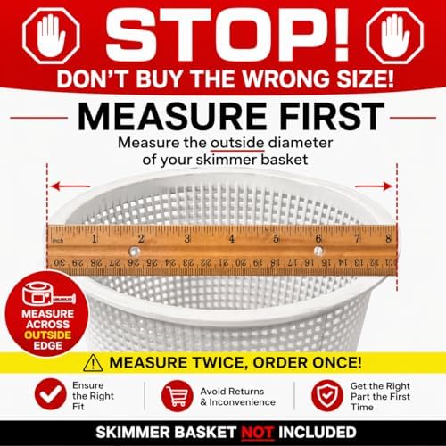 The Skimmie Cyclone (Skimmer Basket NOT Included) - Turbocharges Pool Skimmer Water Flow - Improves Pool Surface Cleaning & Debris Removal - 7" Funnel Design Works with Any Pool Water Level