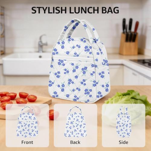 Paquesta Lunch Bag Women Stylish Quilted Lunch Boxes for Adult