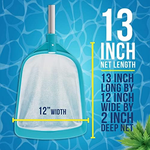 U.S. Pool Supply Professional Swimming Pool 6 Foot Leaf Skimmer Net with 5