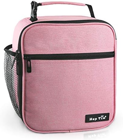 Hap Tim lunchbox for Adult, Insulated Lunch Bag for Women, Reusable Lunch Box, Spacious Lunchbag, Pink (18654-PK)