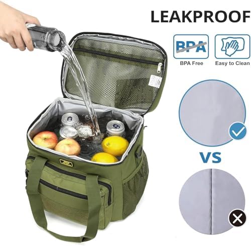 Lunch Box for Men, 22L Leakproof Tactical Lunch Bag Large Cooler for work