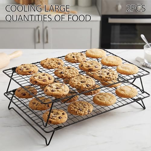 Cooling Racks for Cooking and Baking,13.4x9.4 Inch 2-Pack