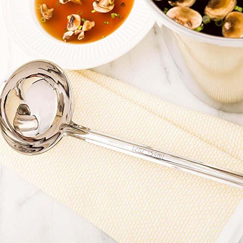Restaurantware Met Lux 12 Ounce Portion Ladle 1 Multipurpose Portion Serving Spoon - Does Not Corrode Dishwashable Stainless Steel Portion Control Serving Utensil Premium