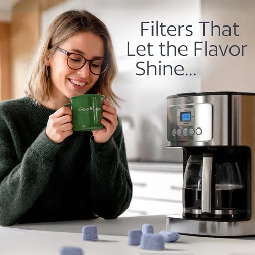 24 Pack Water Filters for Cuisinart Coffee Makers by GoodCups - Replacement Charcoal Water Filters - Fits All Cuisinart Coffee Machines