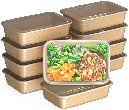 Bentgo Prep Meal Prep Containers with Lids, 20 Piece, PFAS & BPA-Free