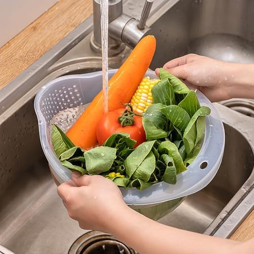 Japanese Rice Strainer Quinoa Washing Bowl Small Grains Washer Cleaner