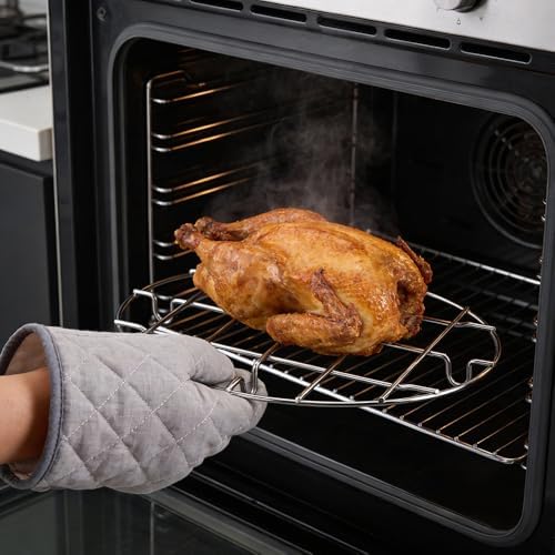2 Pieces 304 Stainless Steel Cooling Racks, Roasting Rack
