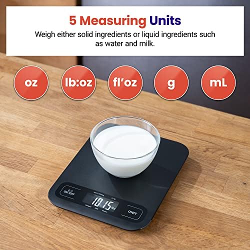 Etekcity Food Kitchen Scale, Digital Grams and Ounces, Large