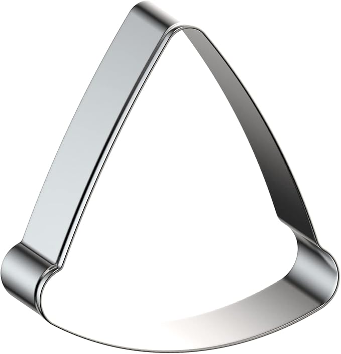 Pizza Slice Cookie Cutter Set Assorted Sizes - 5", 4", 3", 2" - 4 Piece Food Cookie Cutter - Stainless Steel
