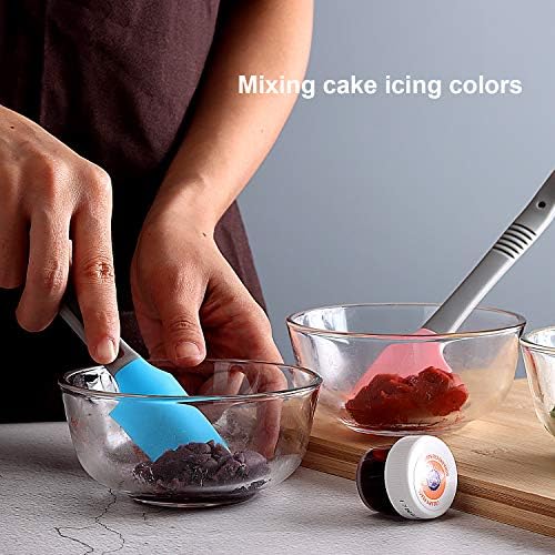 Silicone Mini Small Spatula, Curved Kitchen Can Jar Spatula