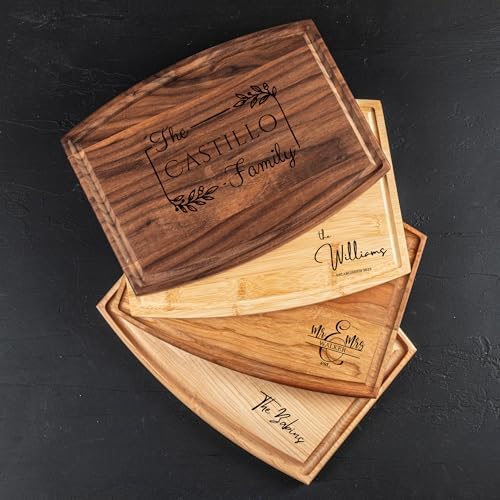 Personalized Cutting Board – Custom Engraved Grilling Gifts for Men, Birthday, Wedding, Housewarming – Ideal Present for Man, Dads, Husbands, Newlyweds, Perfect for Grill, Valentines Day Gifts for Him