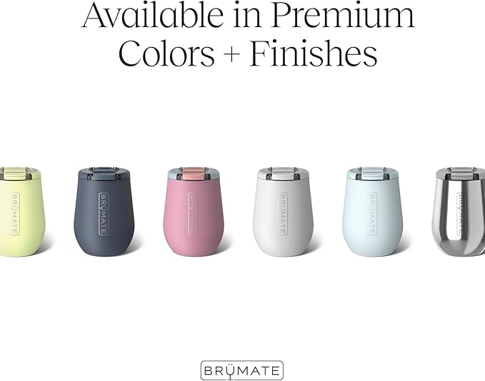 BrüMate Uncork'd 14oz 100% Leakproof Insulated Wine Tumbler | Locking Lid | Insulated Stainless Steel Wine Glass | Perfect For Travel & Outdoors | BPA-Free (Sage)