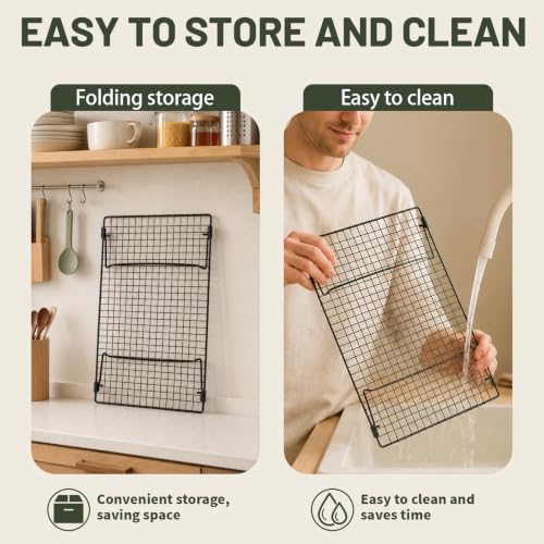 Sourdough Bread Cooling Rack, 2-Pack Heavy-Duty Baking Cooling Racks