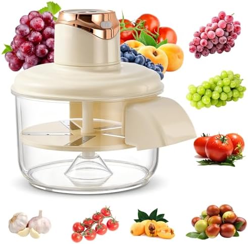 Automatic Electric Peeler Machine for Grapes, Garlic & Cherry Tomatoes - 20s Fast Skin Remover, Rechargeable & Easy to Clean for Home & Commercial Kitchen Use