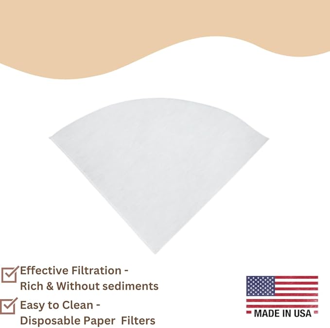 Disposable Cone Paper Filters for NINJA Coffee Makers - Brew up to 14 Cups of Coffee (200 Pack)