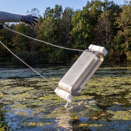 Manual Pond Skimmer, 2-in-1 Debris Collector for Ponds and Lakes