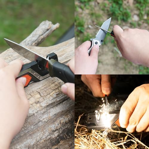 SHARPAL 101N 6-in-1 Pocket Knife Sharpener & Survival Tool