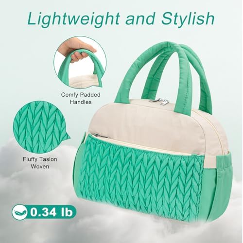 Coobiiya Lunch Box Lunch Bag for Women Men,Reusable Cute Lunch Pail bag,Leakproof,Insulated LunchBox Tote Compact 10L, Cooler Lunch Container for Work Travel Office