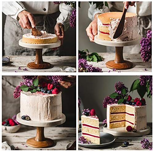TeamFar 6 Inch Cake Pan, 6” x 3” Stainless Steel Round Baking Pan Set of 3