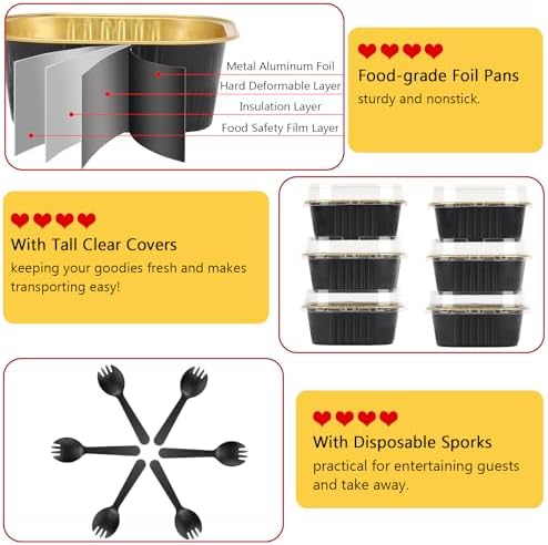 LNYZQUS 10oz Mini Cake Pans with Lids, Small Cinnamon Roll Containers