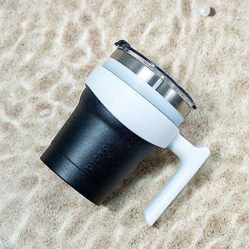 BJPKPK 40 oz Tumbler with Handle & Straw, Insulated Stainless Steel Mug
