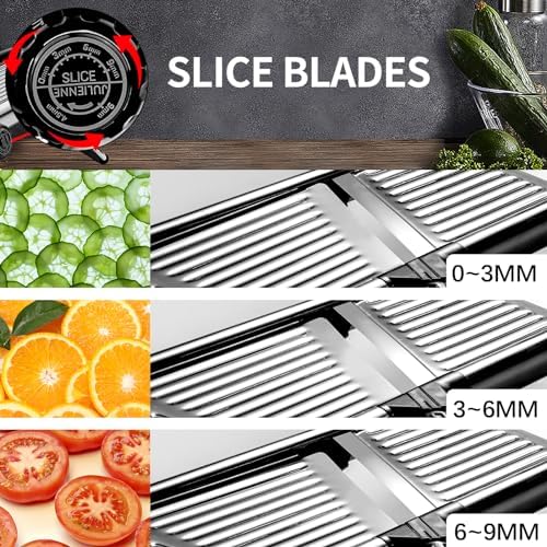 VEKAYA Mandoline Slicer for Kitchen, Vegetable Slicer