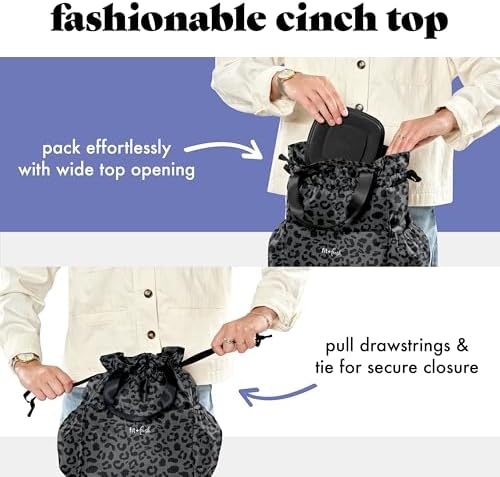 Fit & Fresh Cromwell Cinch Insulated Lunch Bag for Women w/Containers