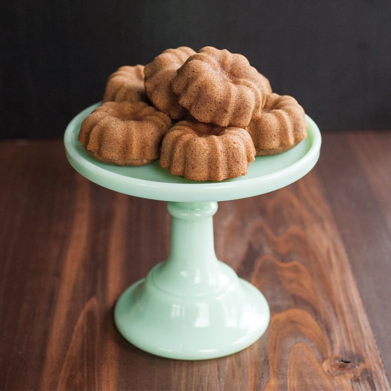 Nordic Ware Formed Mini Bundt, 12 Cavity Cupcake, Twilight Blue (Pack of 4)