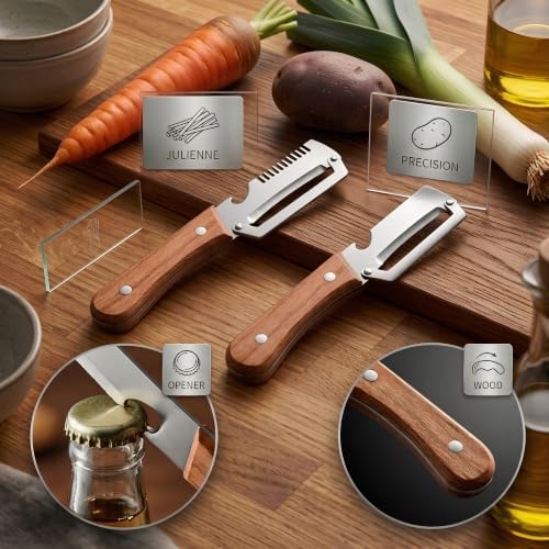 Multifunctional Vegetable Peeler 3 Piece Set Sharpening Rod Potato Peeler