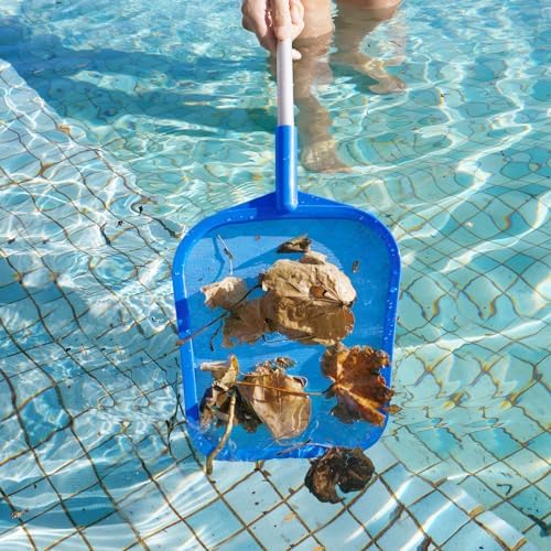 Pool Skimmer Net, 26" Aluminum Pole, Ultra Fine Mesh for Leaves & Debris