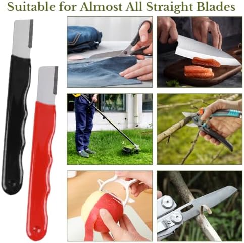 Garden Tool Pruning Shear Blade Sharpener, Kitchen Knife Sharpener