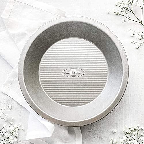 USA Pan Bakeware Aluminized Steel Pie Pan, 9-Inch (Pack of 6)