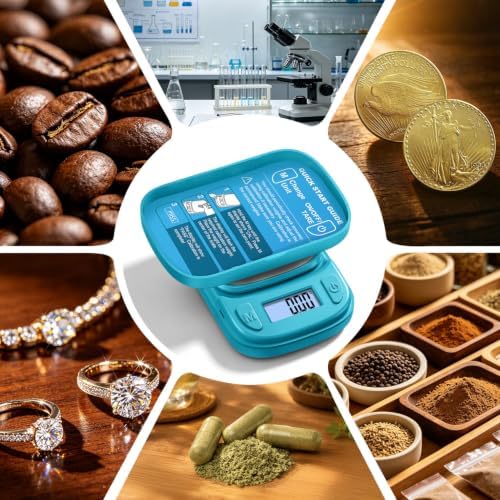 Fuzion Digital Pocket Gram Scale 500g x 0.01g, Mini Jewelry Scale ASTRO-500