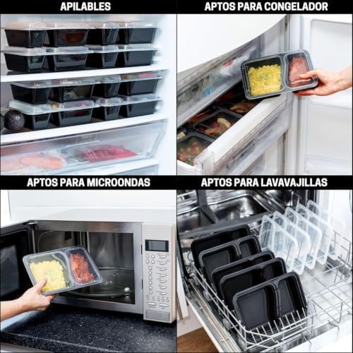 Igluu Meal Prep Containers Reusable (20 Pack) 1 Compartment – 28oz