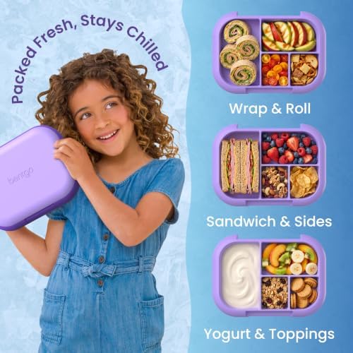 Bentgo Chill Kids 4-Compartment Bento Box Leakproof Lunch Box