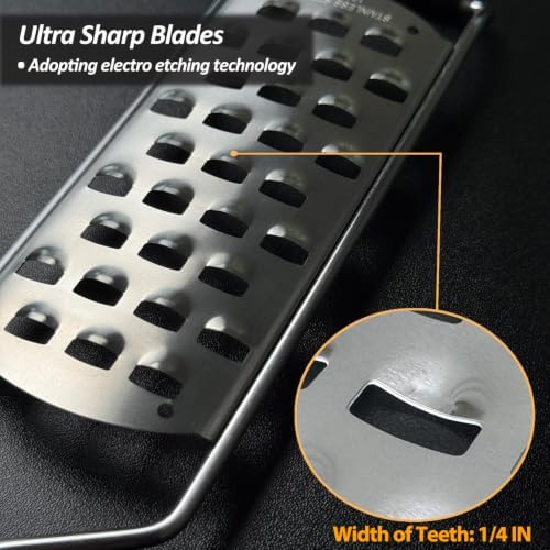Ultra Coarse Grater & Hand Held Cheese Grater for Kitchen