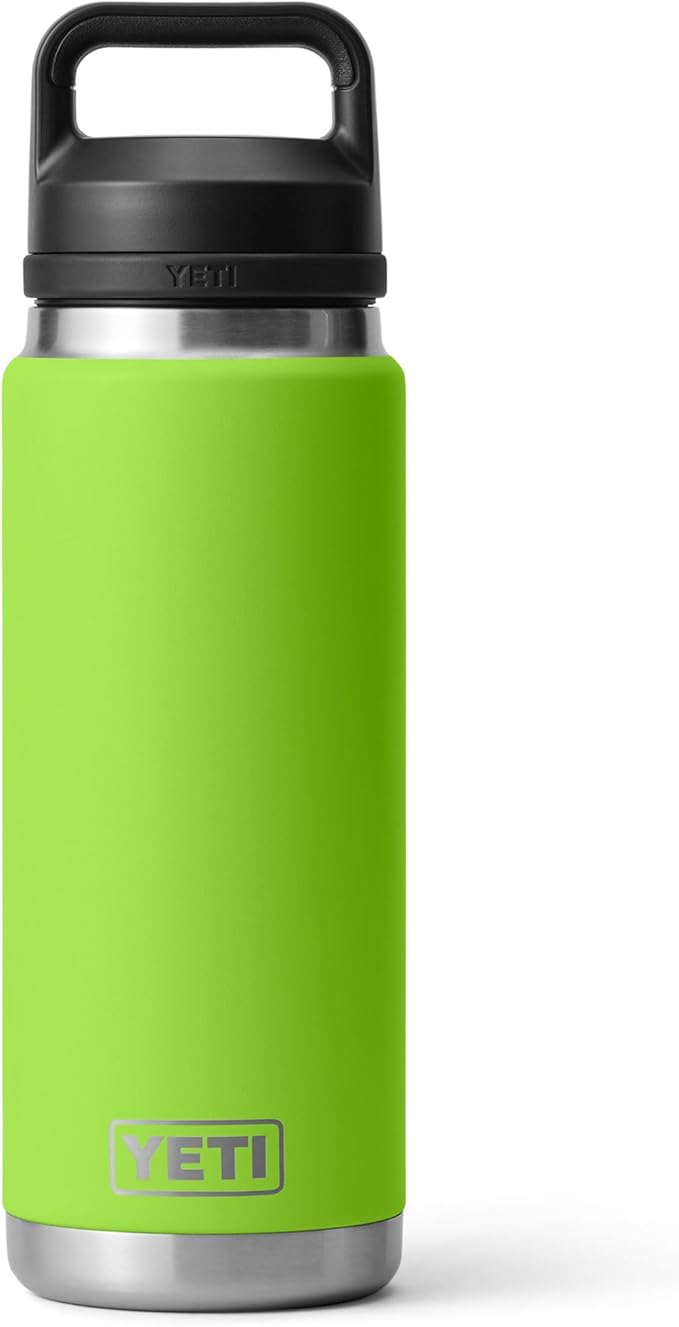 YETI Rambler 26 oz Bottle, Leakproof, Vacuum Insulated, Stainless Steel with Chug Cap, Venom