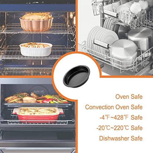 CHEFMADE Baking and Cooling Rack, 13.5-Inch Non-Stick Stackable Collapsible Rectangle Wire Rack for Oven Baking (Black)