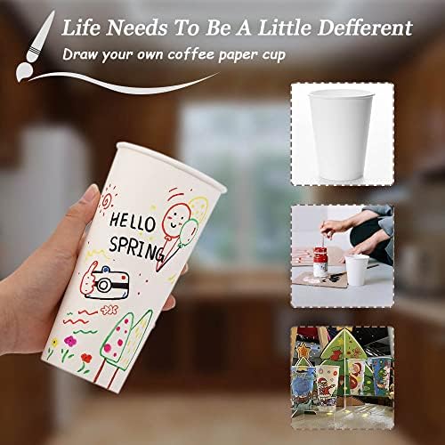 Lamosi 240 Pack Paper Cups 10 oz, Disposable Coffee Cups