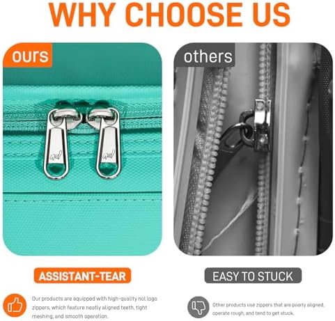 NOL Small Lunch Bag Mini Lunch Box Insulated Lunch Bag for Men/Women Leakproof Cooler Tote Bag Lightweight Nylon Waterproof Lunch Box For Work,Cyan