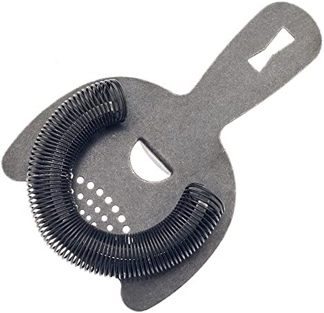 Barfly Heavy-Duty Spring Bar Strainer, Vintage Black