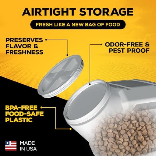 Vittles Vault Vittles Vault Pawprint Food Storage Container + Scoop, 25lbs