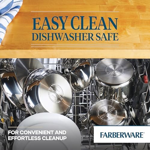 Farberware Classic Series Stainless Steel Frying Pan Set, Cookware Set