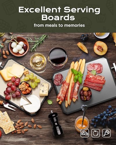 EXTRA LARGE Stainless Steel Cutting Board Set of 3 for kitchen