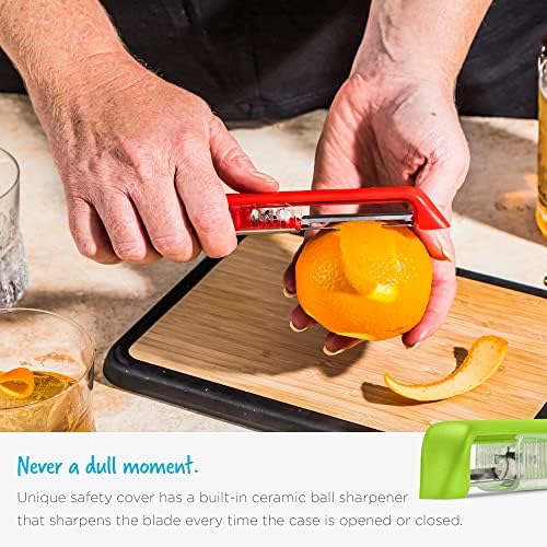 Dreamfarm Sharple Self-Sharpening Vegetable Peeler - Green