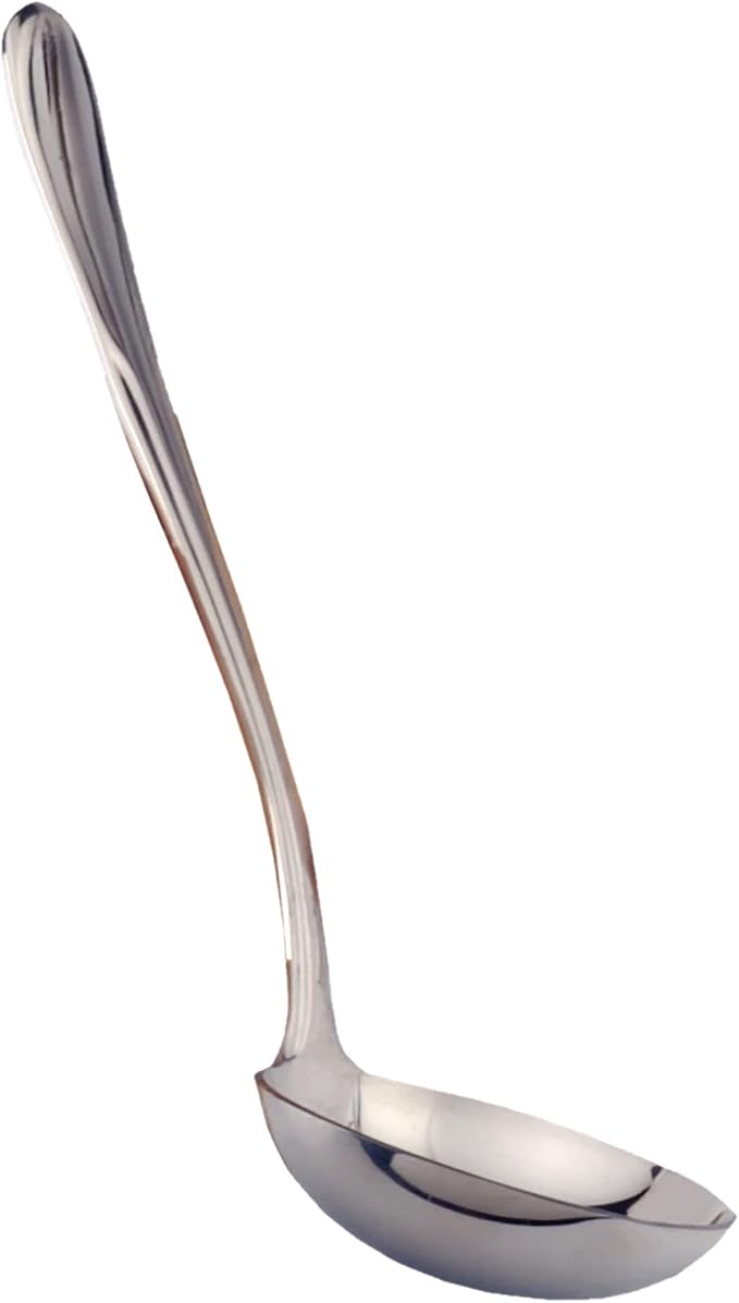 RSVP International Endurance Flatware Collection Stainless Steel, Dishwasher Safe, Gravy Ladle