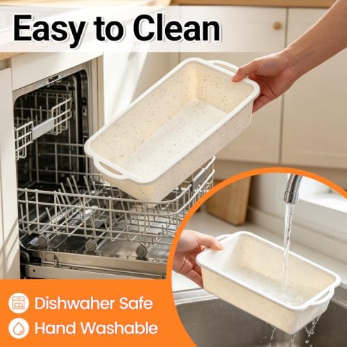 9 x 5 IN Silicone Loaf Pan, Metal Reinforced Bread Pan, 2 Pack Large Size