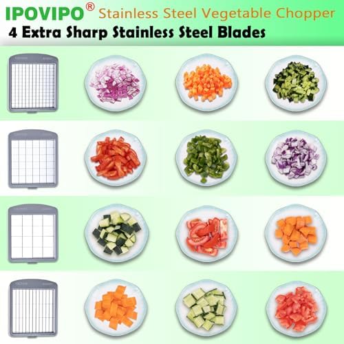 Vegetable Chopper Veggie Cutter Onion Food Potato Dicer with Container