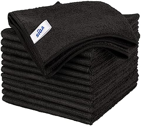 MR.SIGA Microfiber Cleaning Cloths, Streak Free Microfiber Towels, 12 Pack